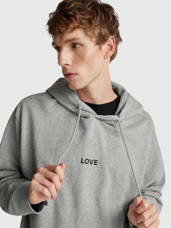 SWEATER W/HOOD Men image number 4